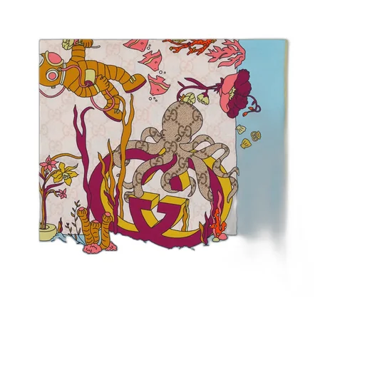 Printed Silk Carré