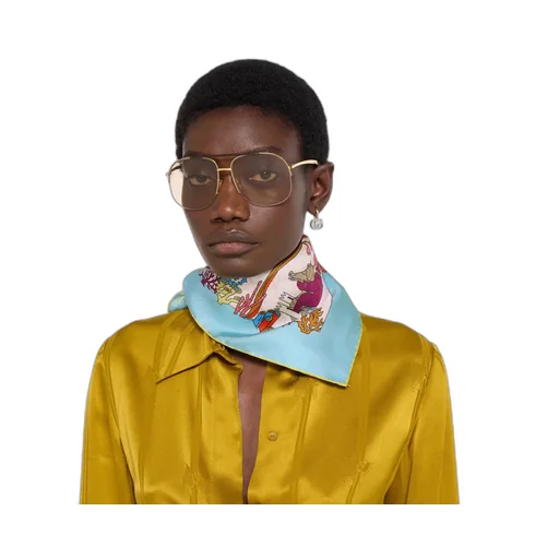 Printed Silk Carré
