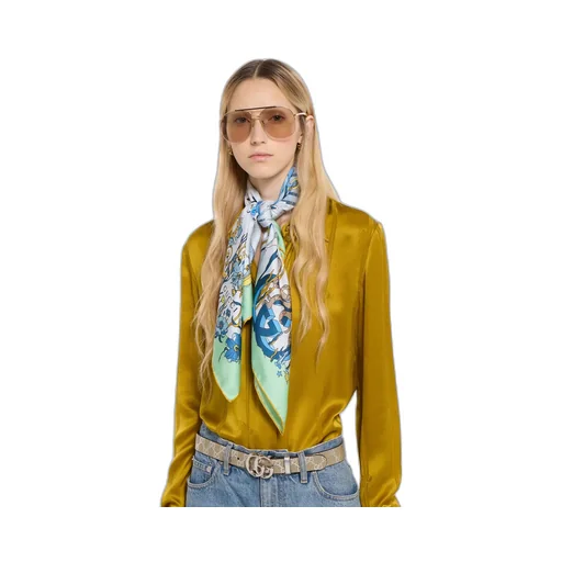 Printed Silk Carré