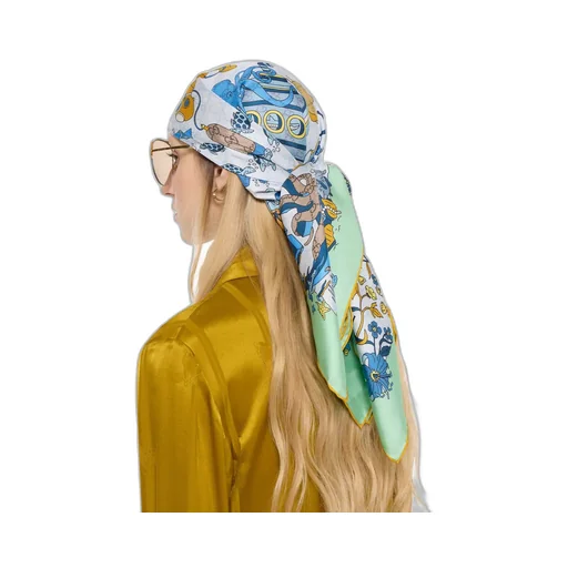 Printed Silk Carré