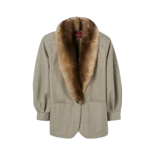 Prince Of Wales Wool Jacket