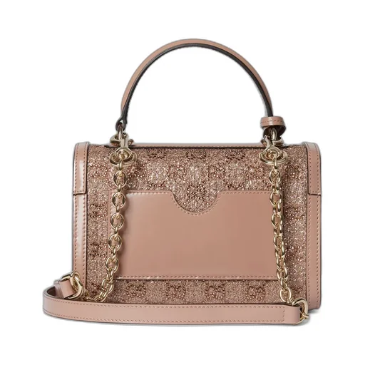Padlock Crystal Small Top Handle Bag