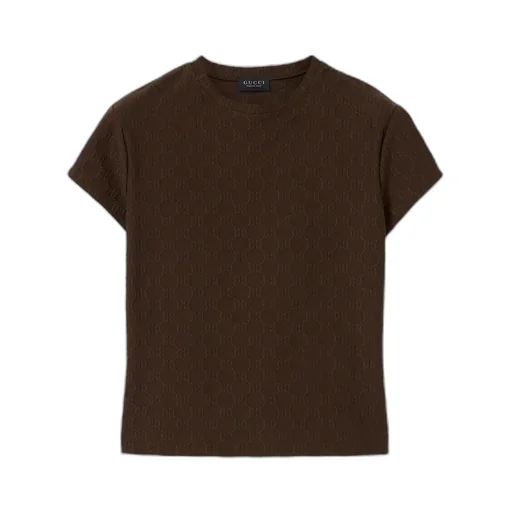 Gg Jersey Jacquard T-Shirt