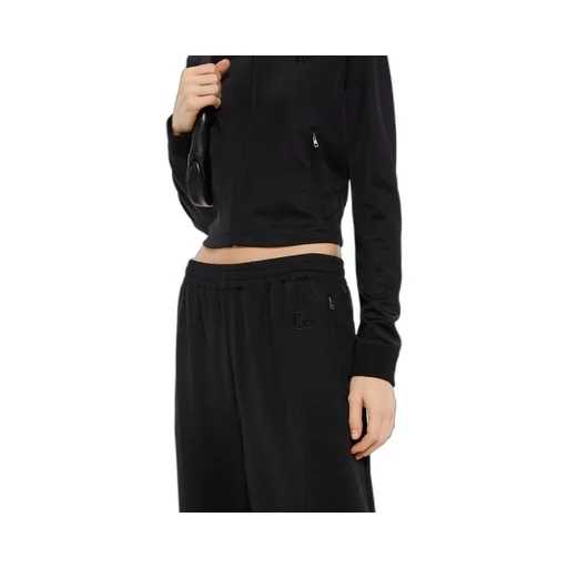 Jersey Leisure Pants With Embroidery