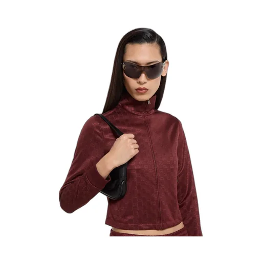 Gg Jersey Jacquard Zip Jacket