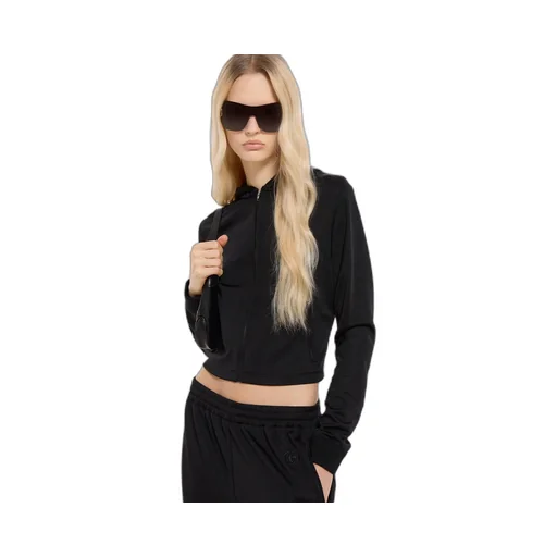 Jersey Zip Jacket With Embroidery