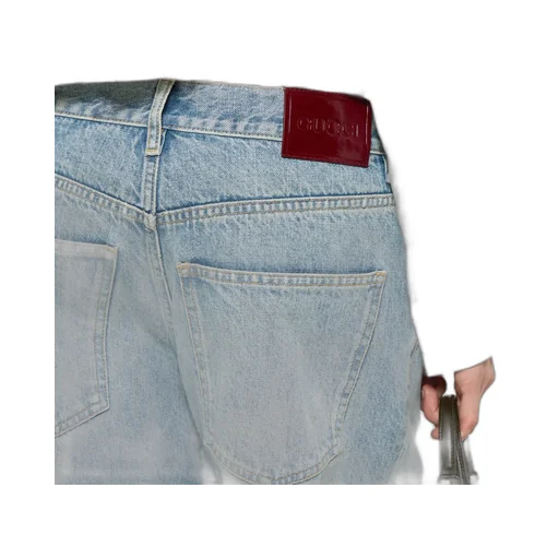 Cotton Denim Trousers