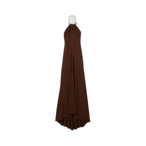 Silk CrÊPe Long Dress