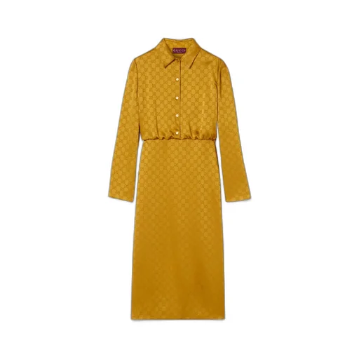 Gg Acetate Jacquard Dress
