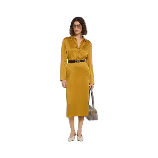 Gg Acetate Jacquard Dress