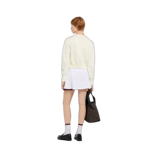 Cotton Cardigan With Embroidery
