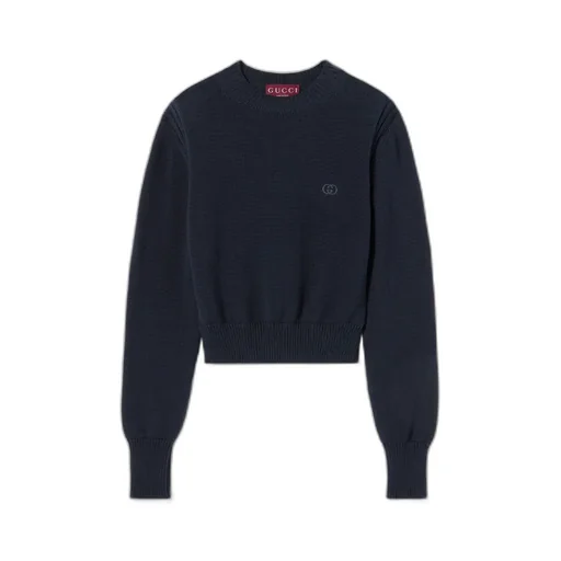 Cotton Sweatshirt With Embroidery