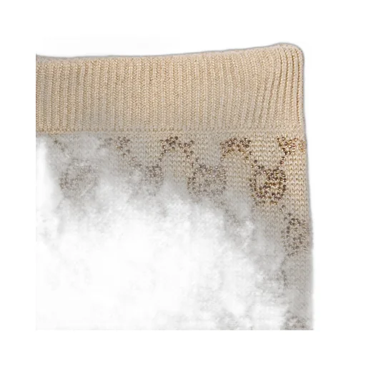 Wool Cashmere Leisure Trousers With Crystals