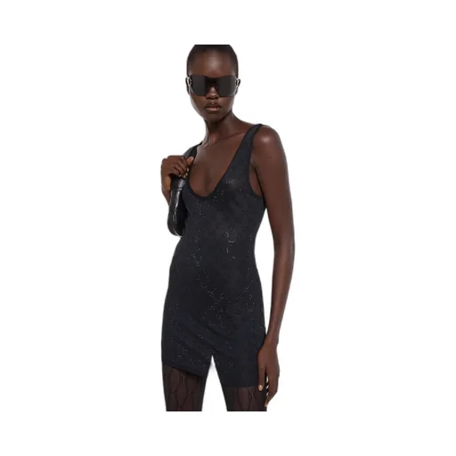 Gg Crystal Embroidered Dress
