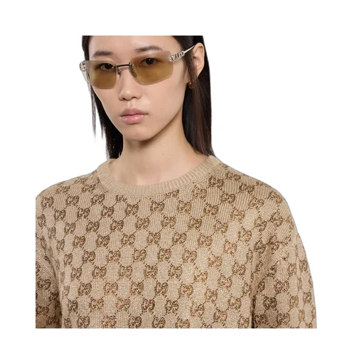 Wool Cashmere Jumper With Crystals