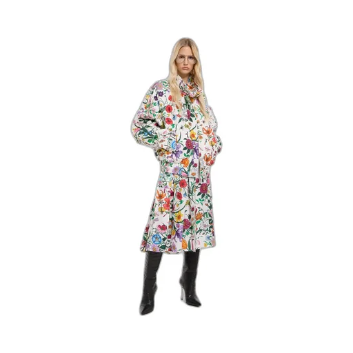 Printed Quilted Twill Jacket