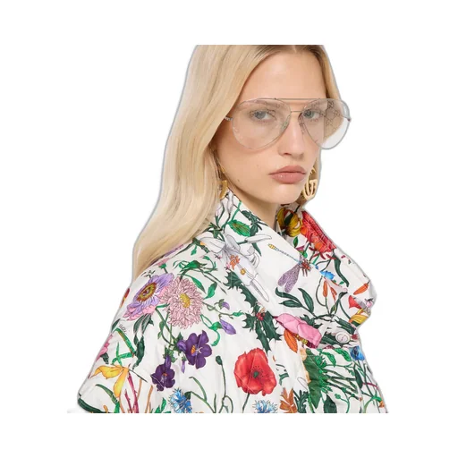 Printed Quilted Twill Jacket