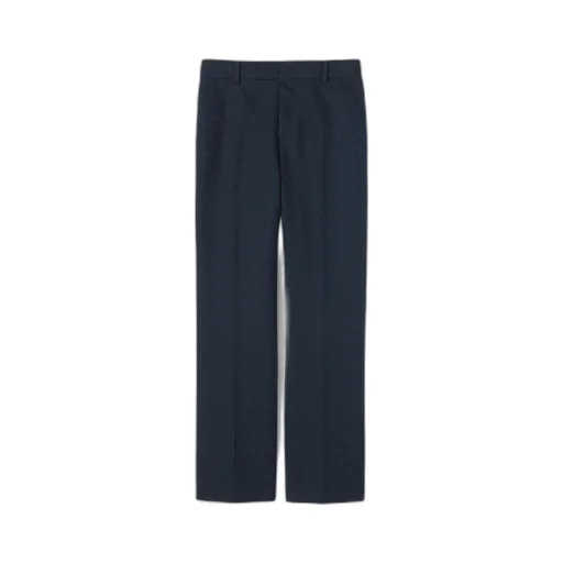 Gg Cotton Gabardine Trousers