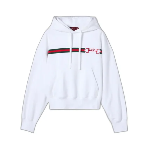 Cotton Jersey Sweatshirt With Print
