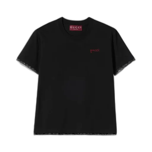 Cotton T-Shirt With Embroidery