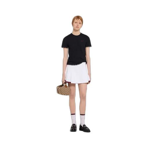 Cotton T-Shirt With Embroidery