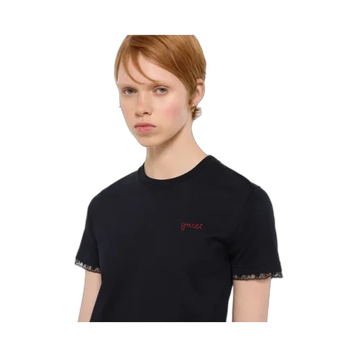 Cotton T-Shirt With Embroidery