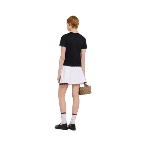 Cotton T-Shirt With Embroidery
