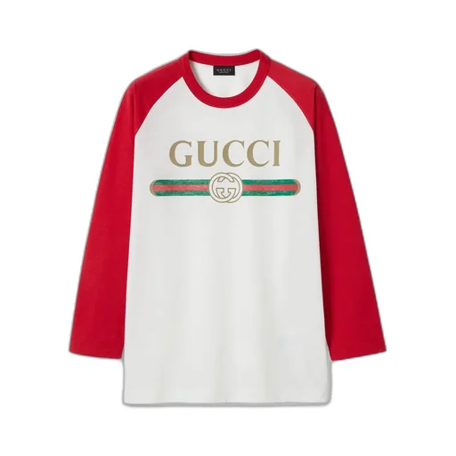 Cotton Jersey T-Shirt With Print