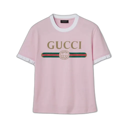Cotton Jersey T-Shirt With Print