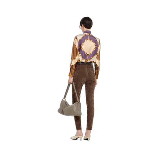 Printed Silk Till Shirt