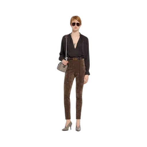 Horsebit Silk Jacquard Shirt