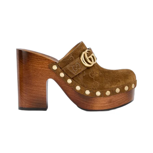 Platform Clog With Double G