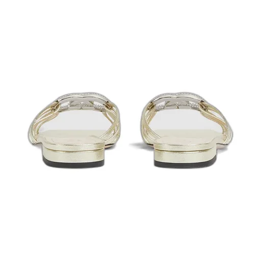 Slide With Crystal Interlocking G