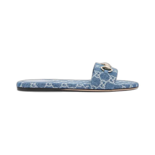Slide Sandal With Horsebit
