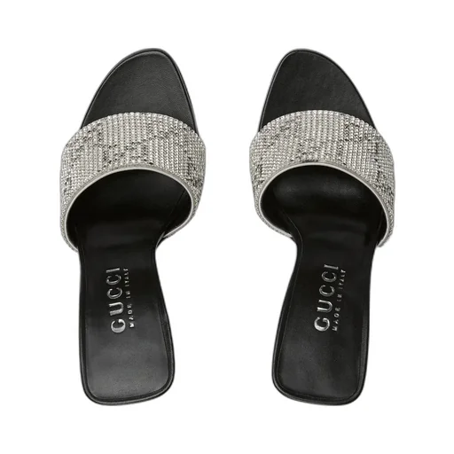Crystal Bombshell Slide Sandal
