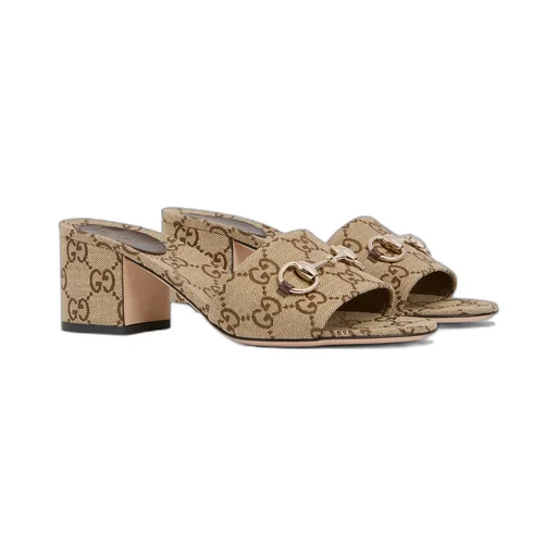 Slide Sandal With Horsebit