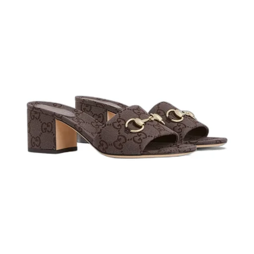 Slide Sandal With Horsebit