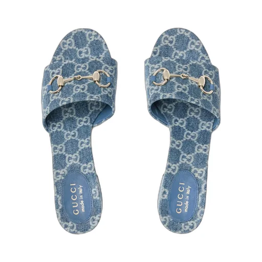 Slide Sandal With Horsebit