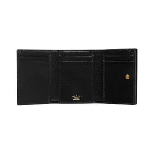 Gucci Horsebit Web Small Tri-Fold Wallet
