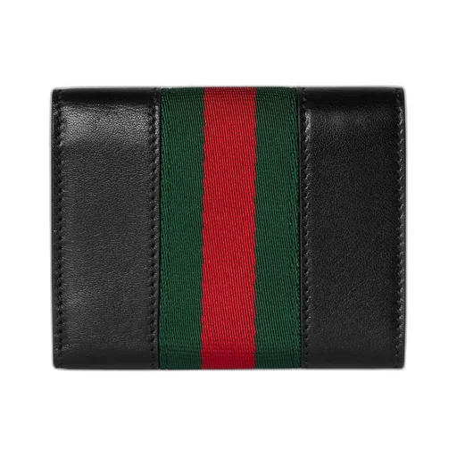 Gucci Horsebit Web Small Tri-Fold Wallet