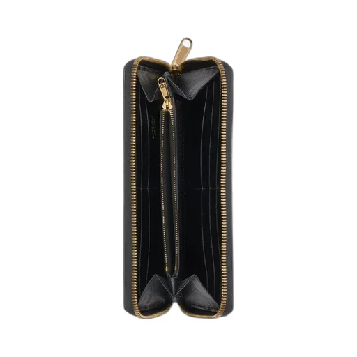 Gucci Horsebit Web Zip Around Wallet