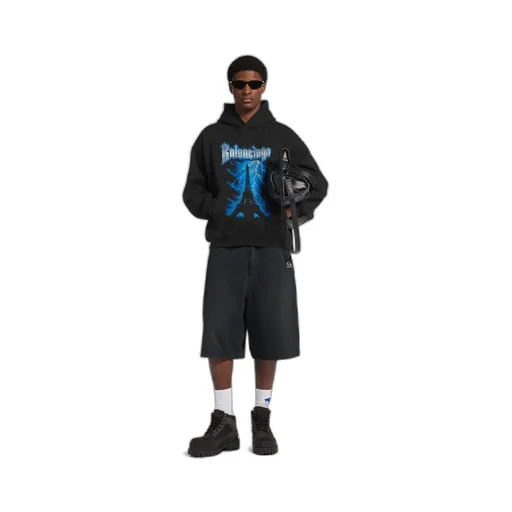 Paris Thunderstorm Hoodie Medium Fit