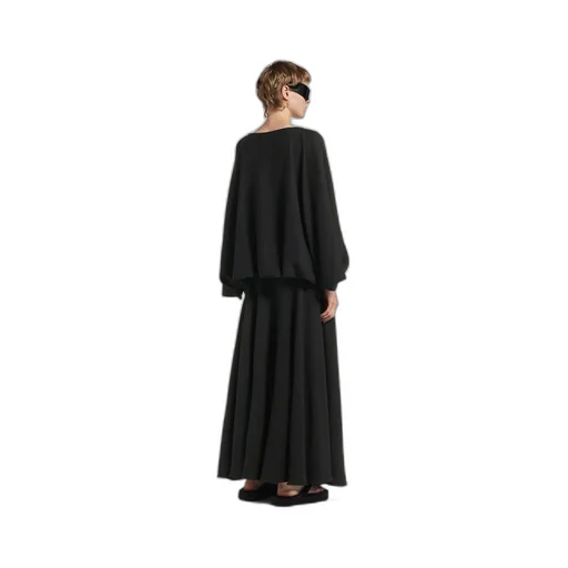 Long Sleeve Balloon Dress