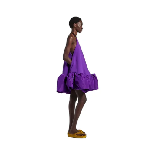 Halter Balloon Mini Dress