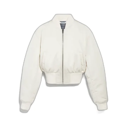 Cropped Bomber Jacket