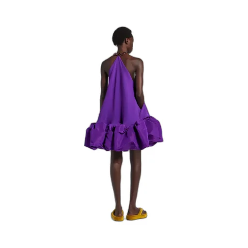 Halter Balloon Mini Dress