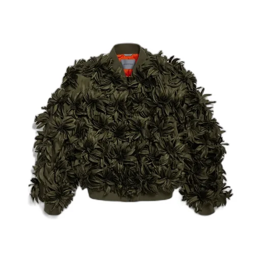 Flowers Cocoon Bomber