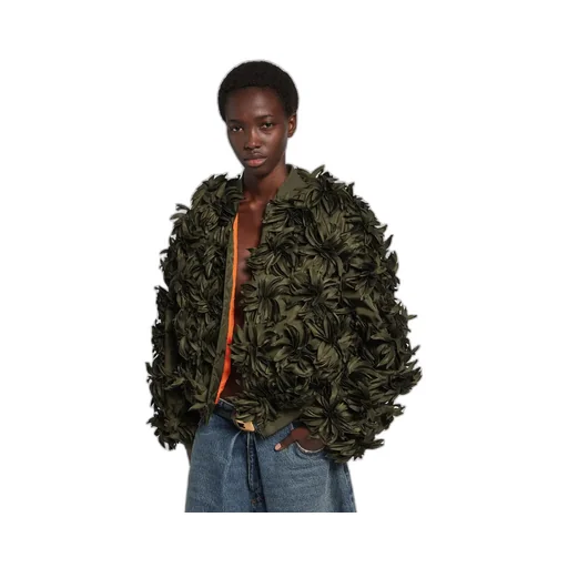 Flowers Cocoon Bomber