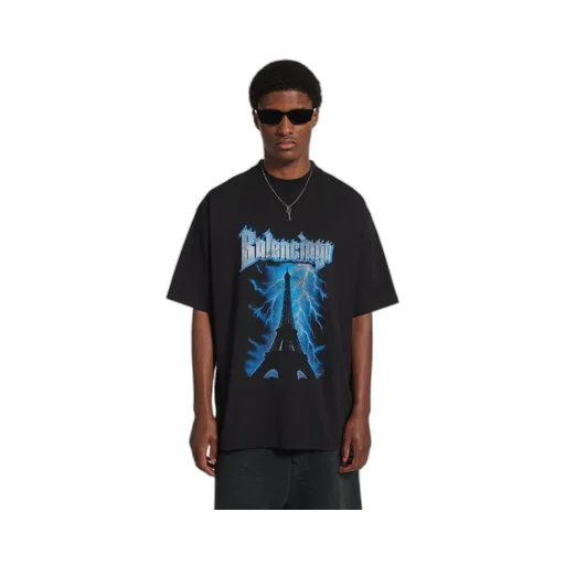 Paris Thunderstorm Oversized T-Shirt