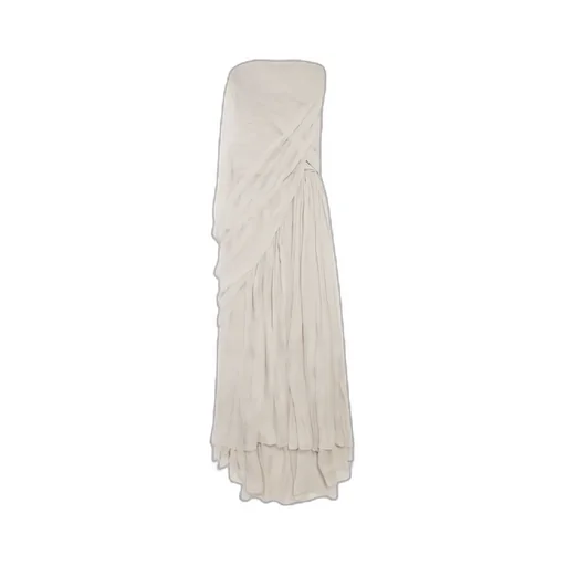Draped Bustier Dress
